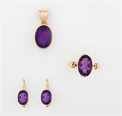 Amethyst Damenschmuckgarnitur - Schmuck