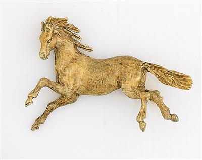 Brosche "galoppierendes Pferd" - Jewellery
