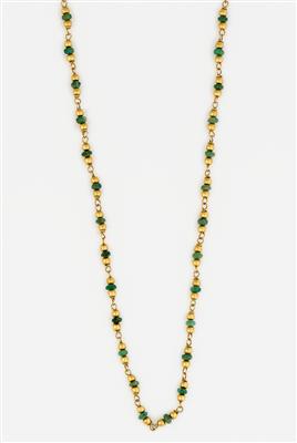 Smaragd Halskette - Schmuck und Uhren
