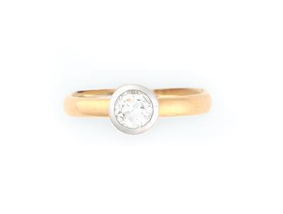 Brillantsolitär ca. 0,70 ct - Jewellery and watches