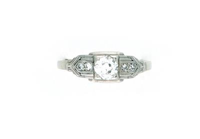 Diamantring zus. ca. 0,75 ct - Schmuck und Uhren