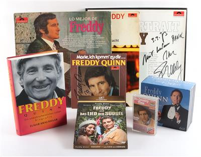 Riesige Sammlung Freddy Quinn zusammengetragen - Musikinstrumente, historische Unterhaltungstechnik und Schallplatten