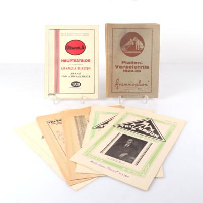 Grammophon Plattenverzeichnis 1924/25 - Hudební nástroje, historická zábavní elektronika a desky