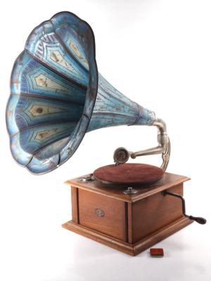 Trichtergrammophon - Hudební nástroje, historická zábavní elektronika a desky