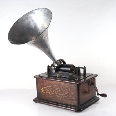 Phonograph Edison - Historická zábavní technika a záznamy