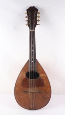 Eine italienische Mandoline - Musikinstrumente, historische Unterhaltungstechnik und Schallplatten