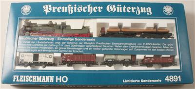 Fleischmann H0, Preussischer Güterzug 4891, - Asta estiva
