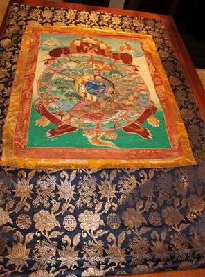 Thangka ca. 134 x 95 cm, - Letní aukce