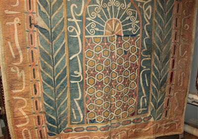 Osmanischer Zeltbehang ca. 314x 201 cm, - Antiquariato e Dipinti