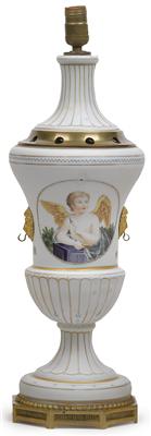 Tischlampe mit Lampenschirm und "bronze doré"-Montierung, - Saisoneröffnungs-Auktion Antiquitäten & Bilder