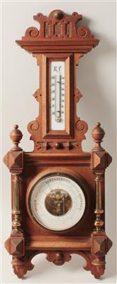Barometer mit Thermometer - Antiques and Paintings