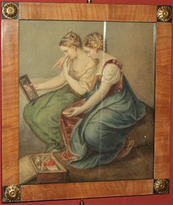 Italien, 19. Jahrhundert - Antiquitäten & Bilder <br>(Schwerpunkt: Aquarelle des 19. Jahrhunderts)