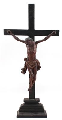 Christus auf Standkreuz, - Antiquitäten & Bilder