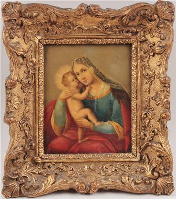 Maria Hilf Madonna, - Antiquitäten & Bilder