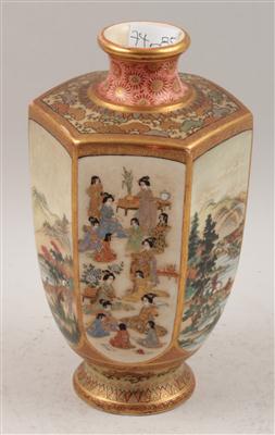 Satsuma-Vase, - Antiques and Paintings
