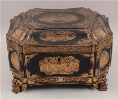 Chinesischer Export Tea Caddy - Antiquariato e Dipinti