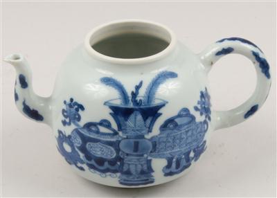 Blau-weiße Teekanne, - Antiquariato e Dipinti