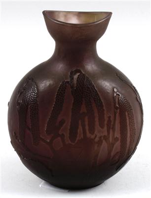 Vase mit Haselzweigen, - Antiquitäten & Bilder