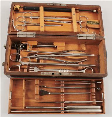 Kleiner chirurgischer Instrumentenkasten von J. Odelga - Antiquariato e Dipinti