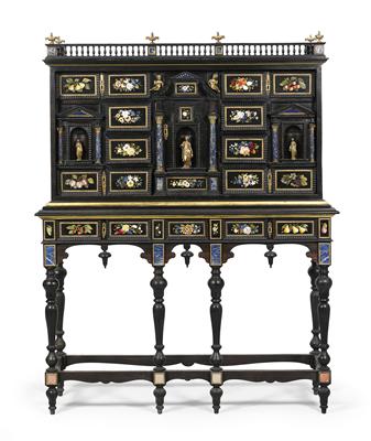 Pietra Dura cabinet, - Starožitnosti (Nábytek, Socha?ská díla)