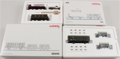 Märklin H0 Wagen-Set 48690 und 4509, - Antiquariato e Dipinti