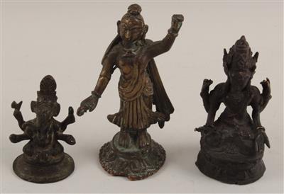 Konvolut (3 Stücke): Nepal, Kathmandu-Tal, Newar. - Antiquitäten & Bilder