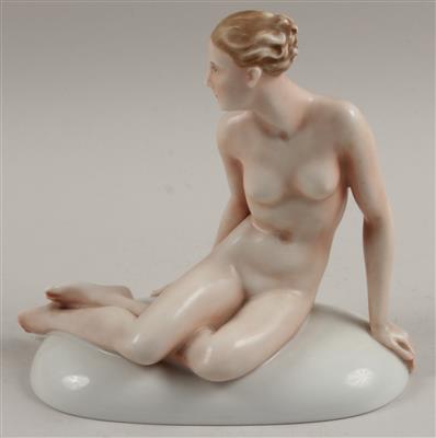 Gerhard Schliepstein (1886-1963), Sitzender Frauenakt "Beata", - Antiquitäten & Bilder