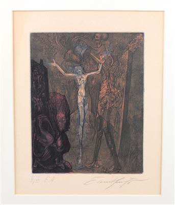 Ernst Fuchs * - Antiquitäten & Bilder<br>Schwerpunkt Druckgrafik