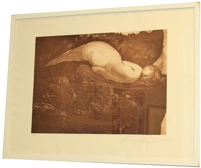 Ernst Fuchs * - Antiquitäten & Bilder<br>Schwerpunkt Druckgrafik