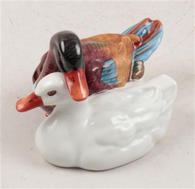2 Enten, - Saisonabschluß-Auktion<br>Bilder Varia und Antiquitäten