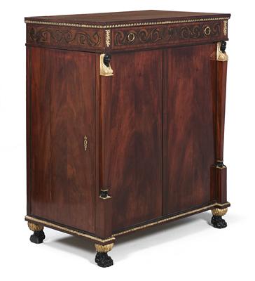 Empire-Halbschrank, - Antiquariato e Dipinti