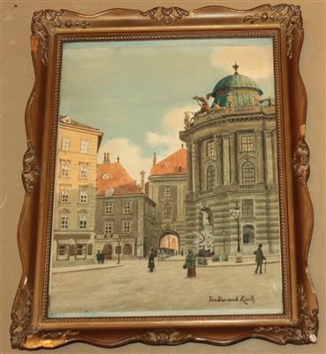 Ferdinand Zach * - Saisonabschluß-Auktion<br>Bilder Varia und Antiquitäten