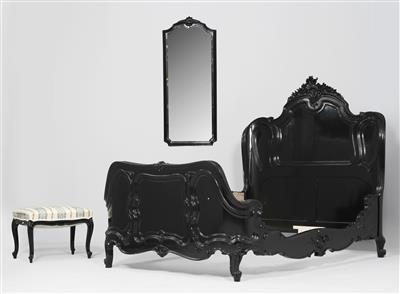 Großes Bett, - Saisonabschluß-Auktion<br>Bilder Varia und Antiquitäten