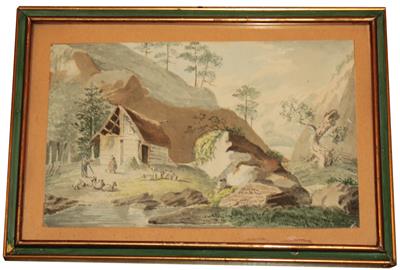 Österreich, um 1820 - Saisonabschluß-Auktion<br>Bilder Varia und Antiquitäten