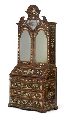 Schreibaufsatzschrank, - Antiquariato e Dipinti