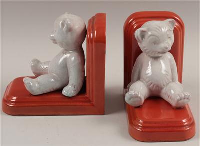 1 Paar Teddybären-Buchstützen - Summer-auction