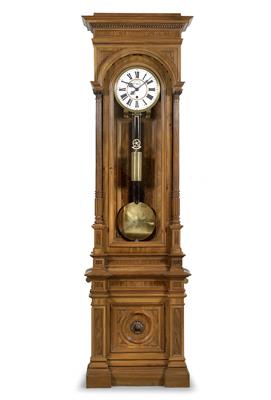 Große Historismus Bodenstanduhr, Jahresuhr - Summer-auction