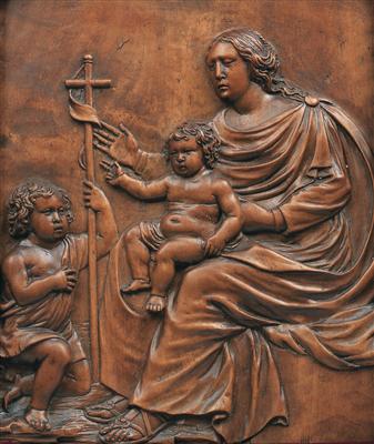 Maria mit Jesuskind und Johannesknabe, - Sommerauktion