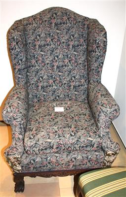 Ohrenbackenfauteuil, - Asta estiva