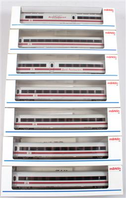 Märklin 7 Stk. Ergänzungswagen für ICE Hochgeschwindigkeitszug - Sommerauktion