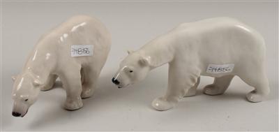 2 Eisbären, - Summer-auction