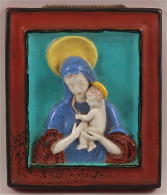 Madonna mit Kind-Wandrelief, - Sommerauktion