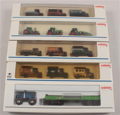 Märklin H0 5 Stk. Fahrzeuge/Zubehör-Sets - Letní aukce