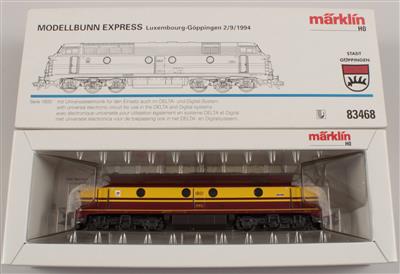 Märklin H0 83468 Modellbunn Express Luxembourg-Göppingen 2/9/1994, - Summer-auction