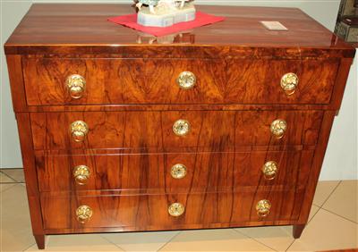 Biedermeier Schreibkommode, - Summer-auction