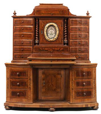 Barocker Schreibtabernakel, - Saisoneröffnungs-Auktion Antiquitäten & Bilder