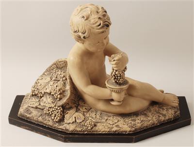 Bochumil Rezl(geb. 1899), Putto mit Trauben, - Antiques and Paintings