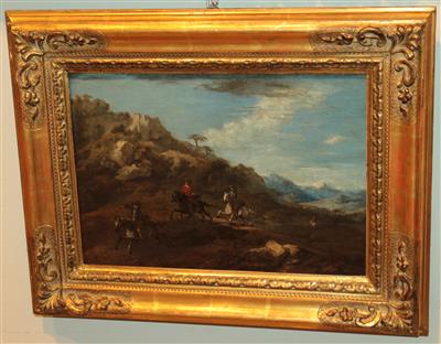 Italienische Landschaft des 17. Jahrhunderts - Saisoneröffnungs-Auktion Antiquitäten & Bilder