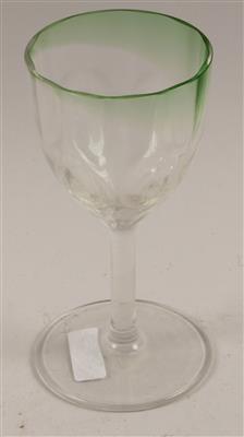 Weinglas, - Saisoneröffnungs-Auktion Antiquitäten & Bilder