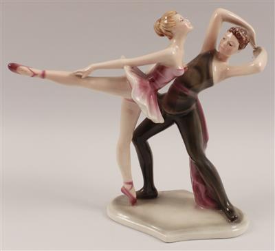 Ballett-Tanzpaar, - Antiquitäten & Bilder